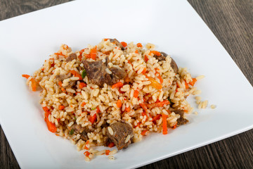 Asian rice - Plov