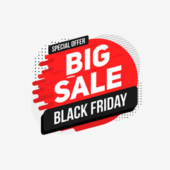 Black Friday Sale Banner Abstract Background