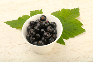 Ripe black currants