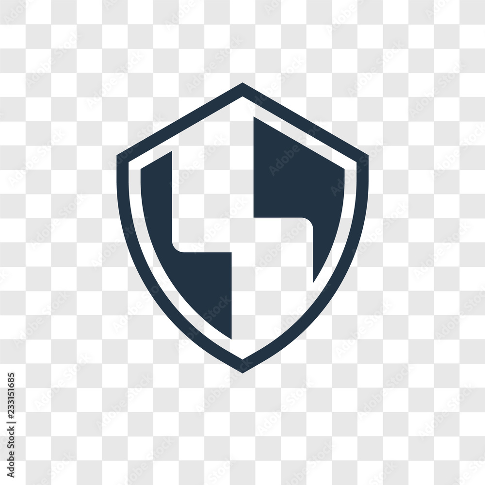Poster firewall vector icon isolated on transparent background, firewall transparency logo design