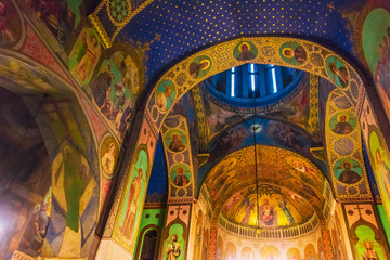 Interior of Sioni Cathedral of the Dormition in Tbilisi, Georgia