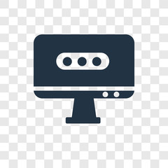 Password vector icon isolated on transparent background, Password transparency logo design