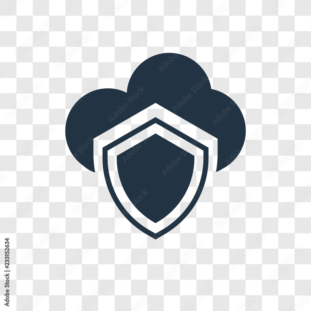 Poster secu network vector icon isolated on transparent background, secu network transparency logo design