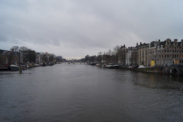 Fototapeta premium Amsterdam im Dezember