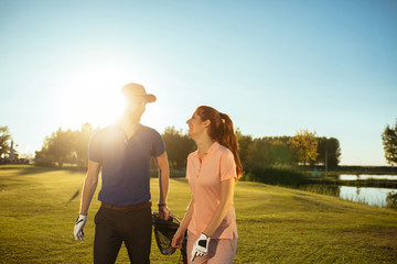 Love on the golf court