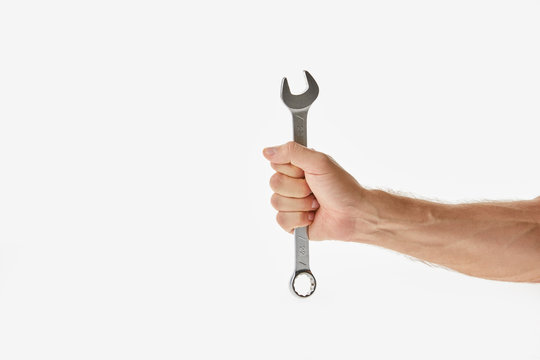 Auto Repair Tool Rack Maintenance Worker Holding Wrench Picture And HD  Photos