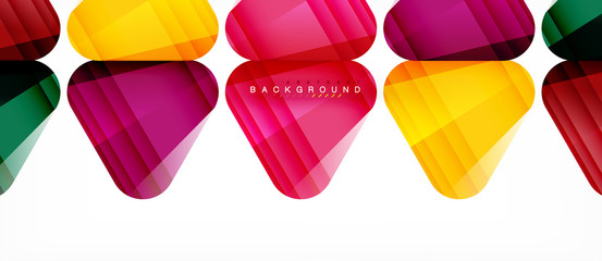 Geometric abstract background, triangles