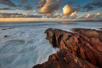 Sunset in Galician coast, Northwest Spain