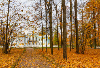 Hermitage pavilion in Tsarskoe Selo, Pushkin, Saint Petersburg