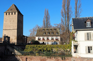 Picturesque old town Strasbourg - Alsace - France