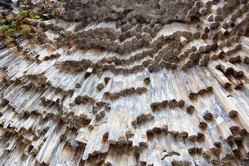 Symphony of the Stones near Garni , Armenia