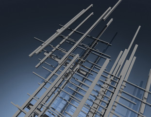 3D abstract background design . 3d rendered illustration