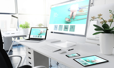office responsive devices dental clinic website