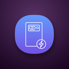 Electric heating boiler app icon