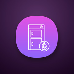 Solid fuel boiler app icon