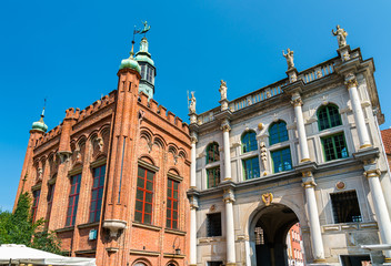 The Golden Gate in Gdansk, Poland