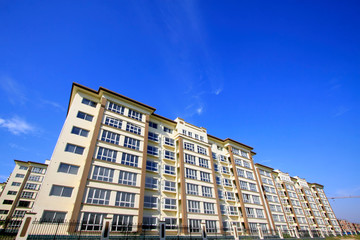Fototapeta premium Luannan county city building scenery, China