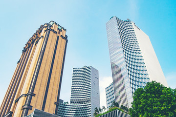 Obraz premium modern building in Singapore city