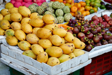 Asian fruits market 