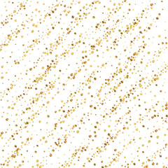 Gold confetti luxury sparkling confetti. Scattered