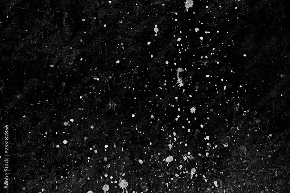 Poster Abstract Dark Wall with Splash Texture background plaster paint rough with vignette High resolution background for design blackdrop or overlay