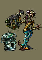 Trash can's nightmare