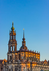 Fototapeta na wymiar The Cathedral of the Holy Trinity, Dresden, Germany