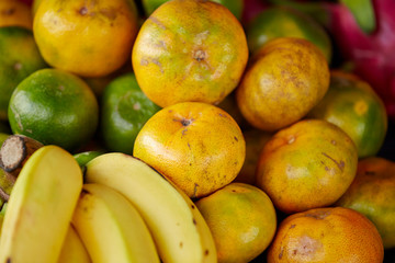 Tangerine and banana 