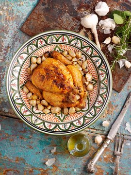 Garlic chicken (North Africa)