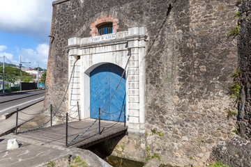 Fototapeta na wymiar Fort Saint Louis in Fort-de-France, Martinique