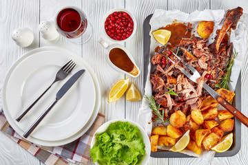 slow roast ultra tender leg of lamb