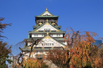 Osaka Castle autumn