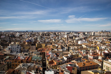 Fototapeta na wymiar Panorama of Valencia
