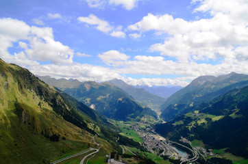 Beautiful mountain in the Swiss alps.