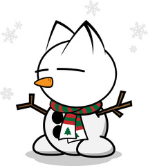 Cat logo illustration on white background.