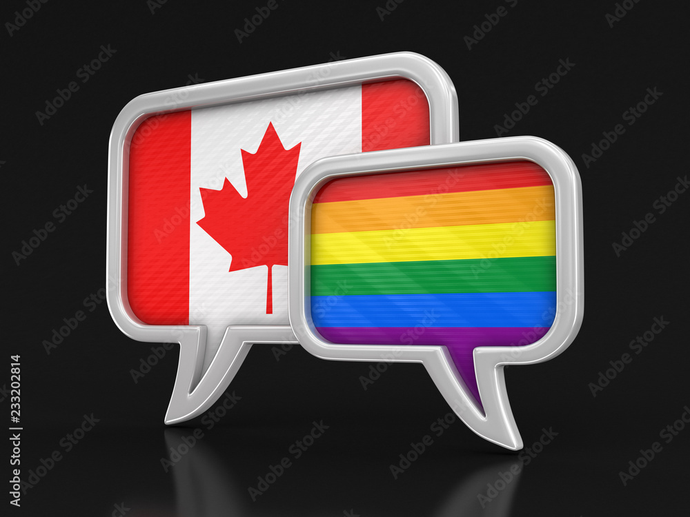 Poster speech bubbles with flags. image with clipping path