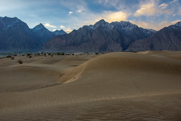 Sand desert at skardu. Northern Area Pakistan
