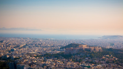 Athens From Mount Lycabettus