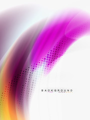 Background abstract - liquid colors wave flow