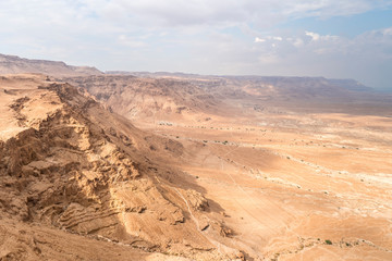 Fototapeta na wymiar Masada in Israel and the judean desert
