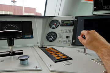 Interior cockpit locomotive