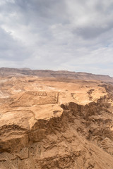 Masada in Israel and the judean desert