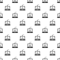 Computer phishing pattern seamless vector repeat for any web design