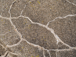Abstract cracked cement or concrete texture for background.