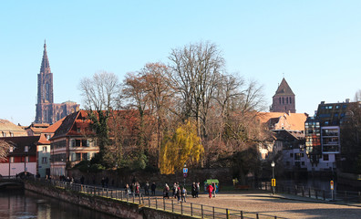 Strasbourg Cathedral viewd from 