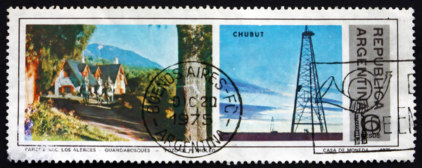 Postage stamp Argentina 1975 Los Alerces National Park