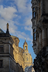 Fototapeta premium Landmarks of Saxony Germany - elegant baroque city Dresden, popular touristic attraction