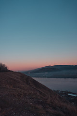 Fototapeta premium sunset in mountains