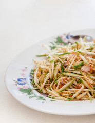 Yum Mamuang Bao - Green mango salad, local southern Thai food