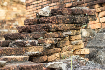 Bricks and stones of ruins this day. Indicative of the state of Thailand and is currently available to us. Sukhothai Thailand 